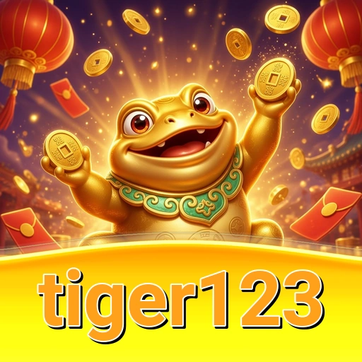 Beranda aplikasi tiger123 setelah terbuka